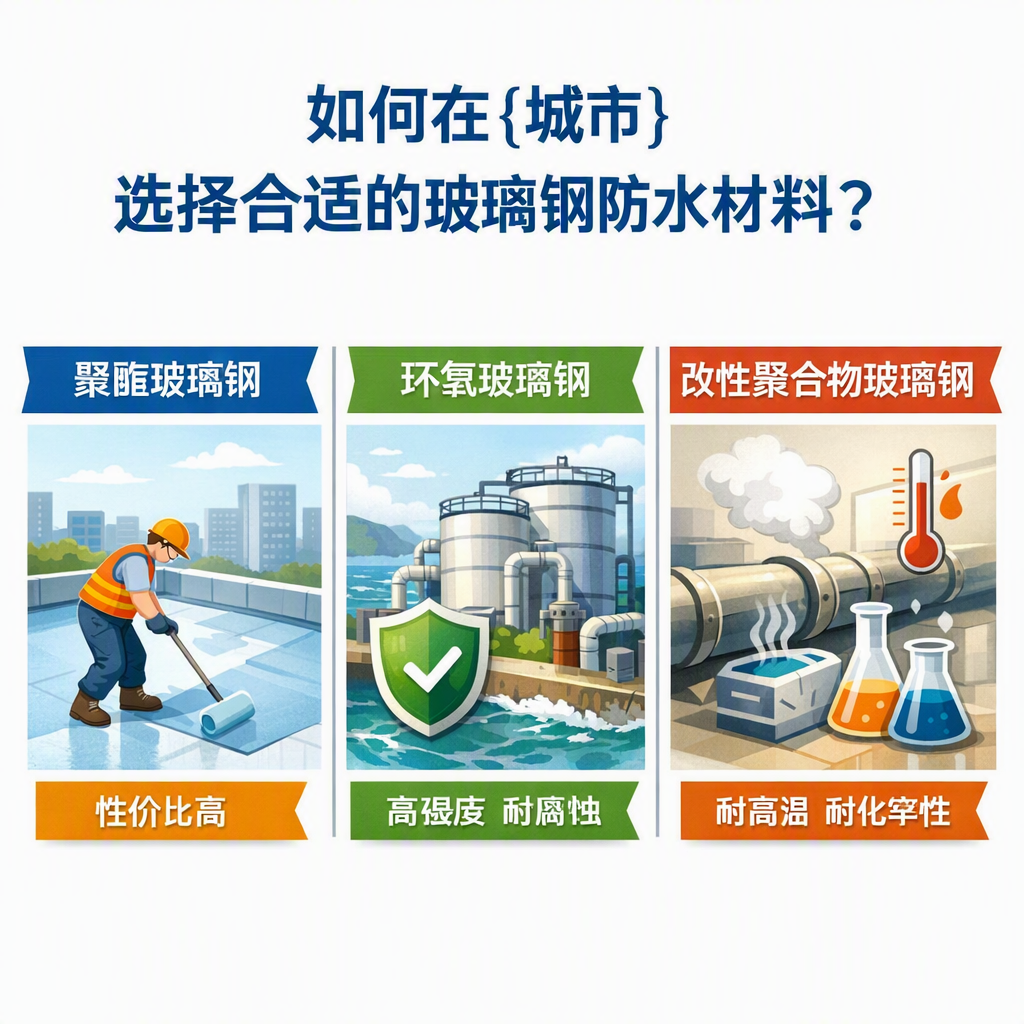 如何在鹤壁选择合适的玻璃钢防水材料？