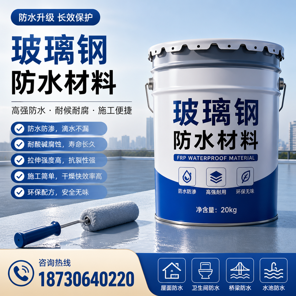 专家解析:玻璃钢防水材料的市场前景分析在 鹤壁